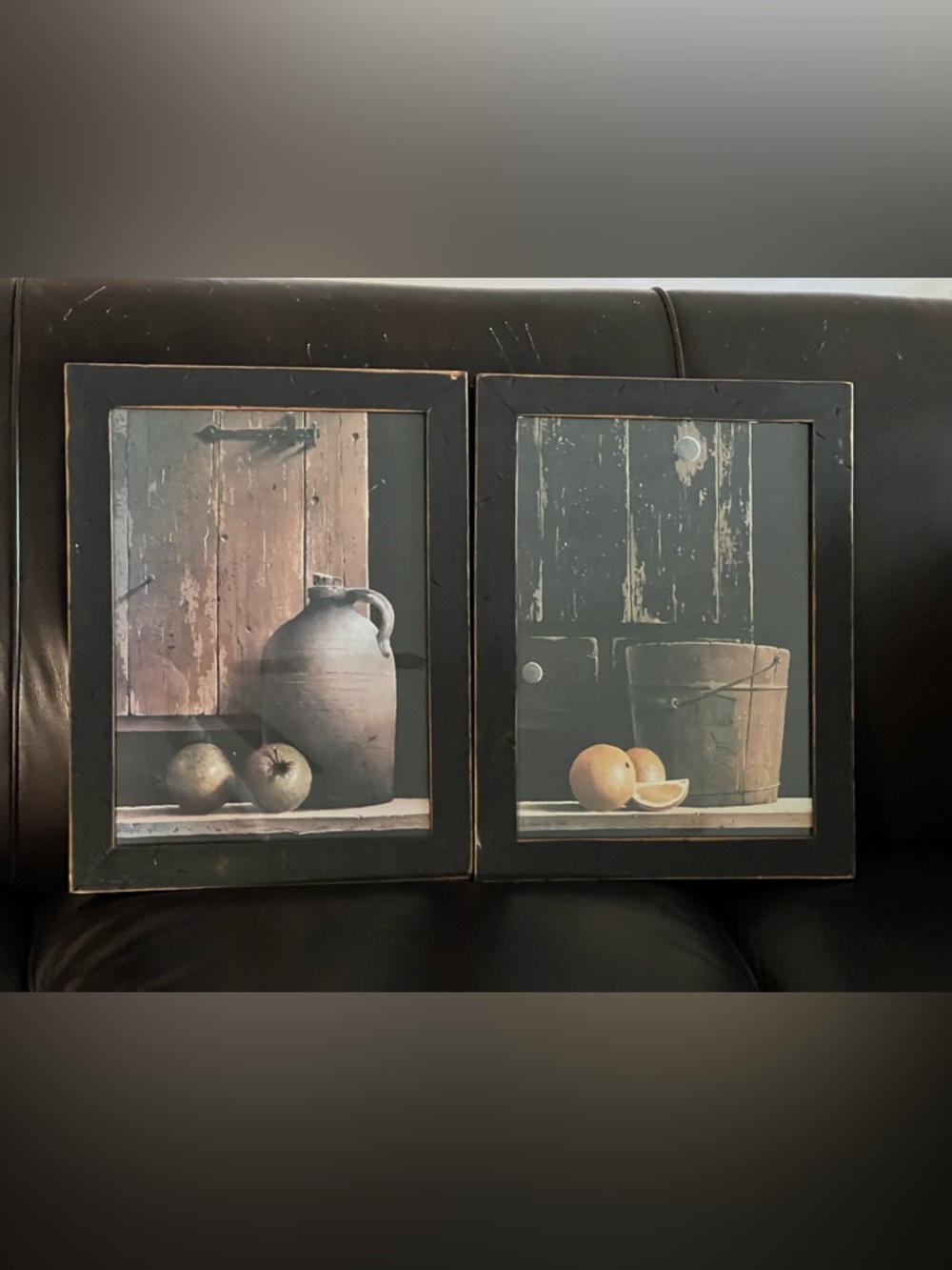 Rustic Still Life Framed Wall Art - Black